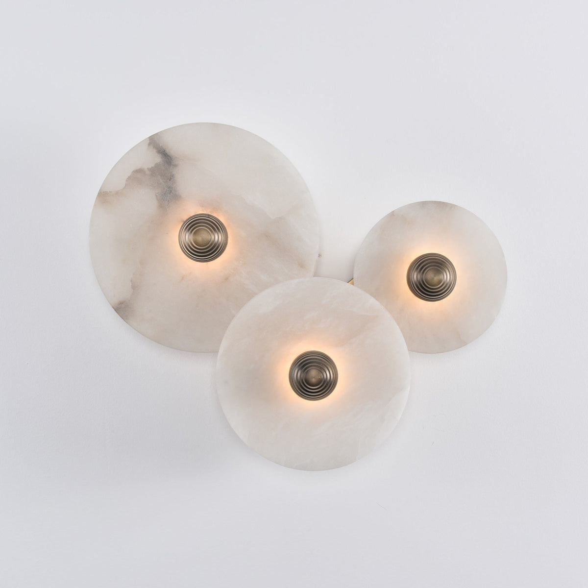 Albireria Minimalistische Alabaster-Deckenleuchte