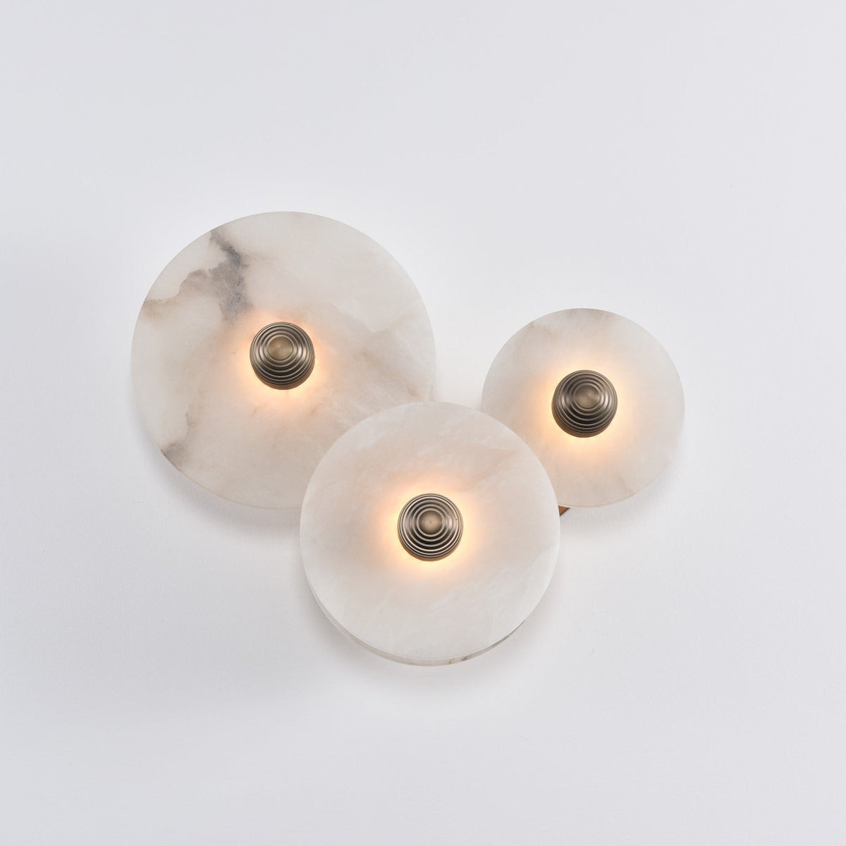 Albireria Minimalistische Alabaster-Deckenleuchte