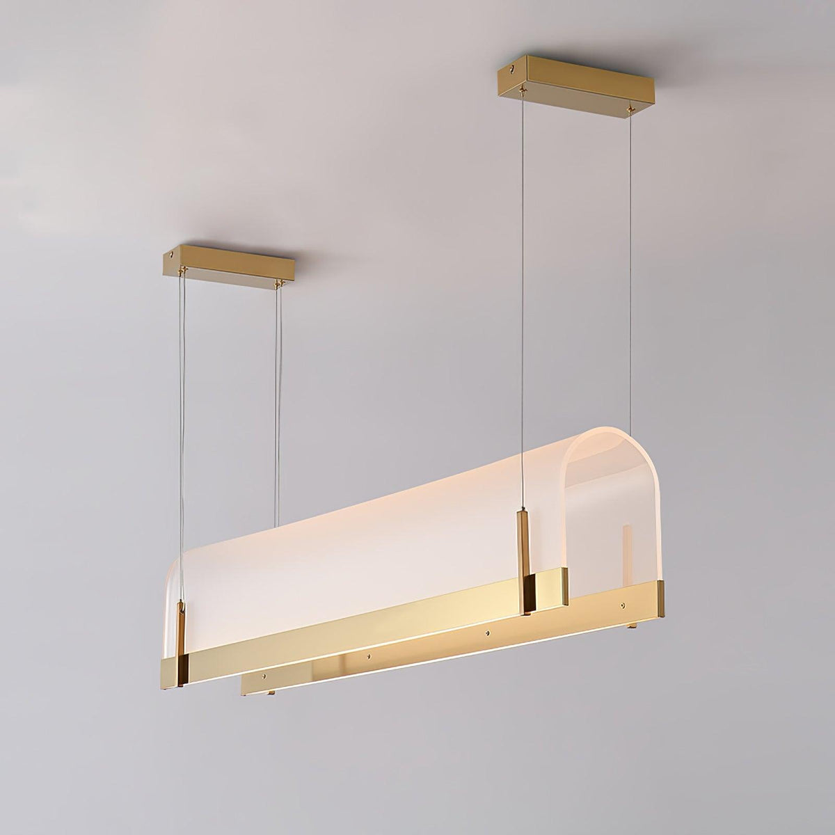Cevinen lineare Pendelleuchte in Gold
