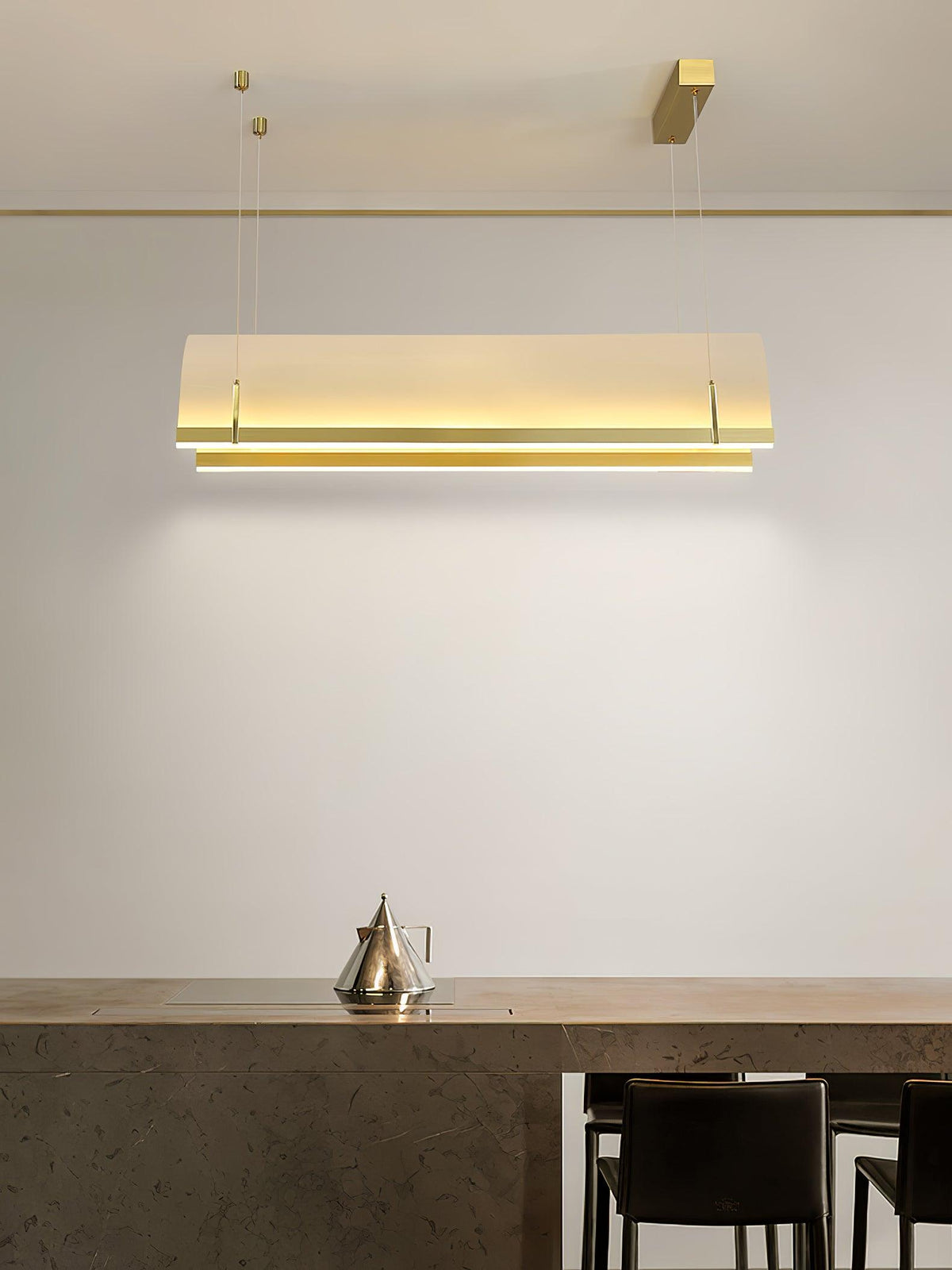 Cevinen lineare Pendelleuchte in Gold
