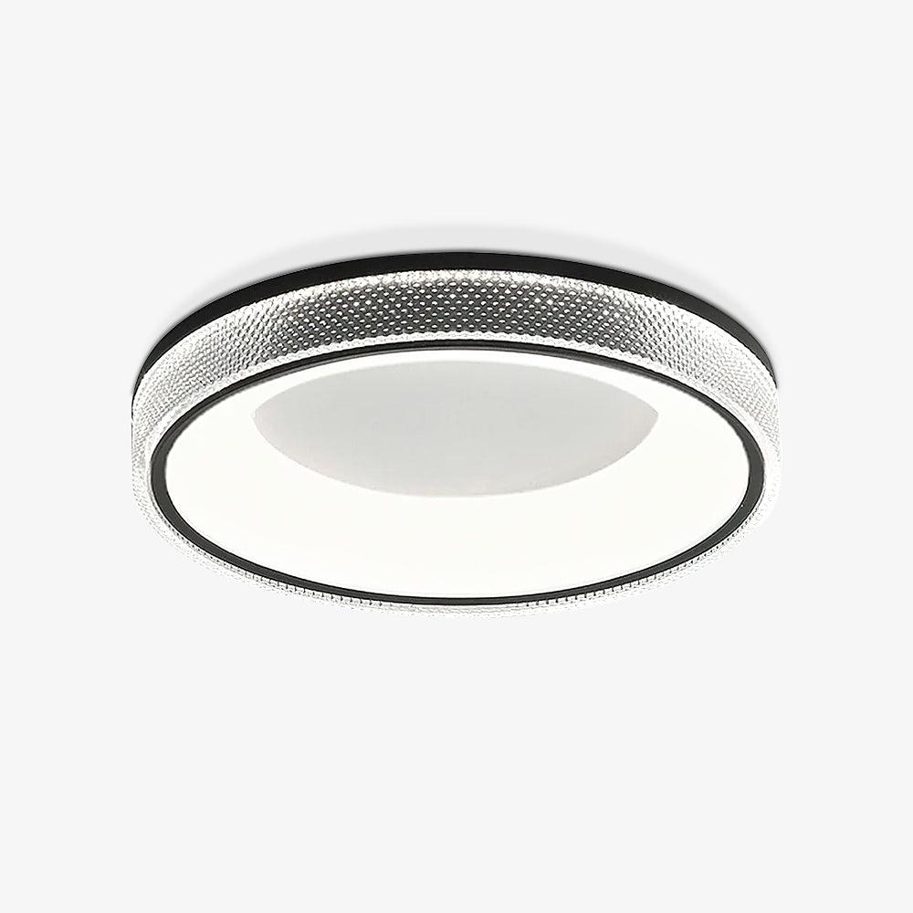 Liroxen Deckenleuchte rund eingelassen minimalistisch warm