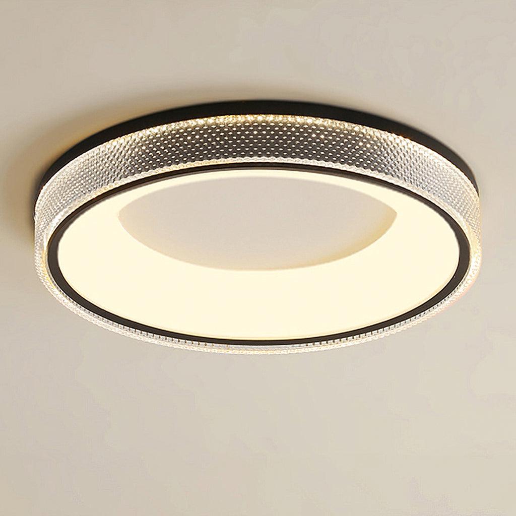 Liroxen Deckenleuchte rund eingelassen minimalistisch warm