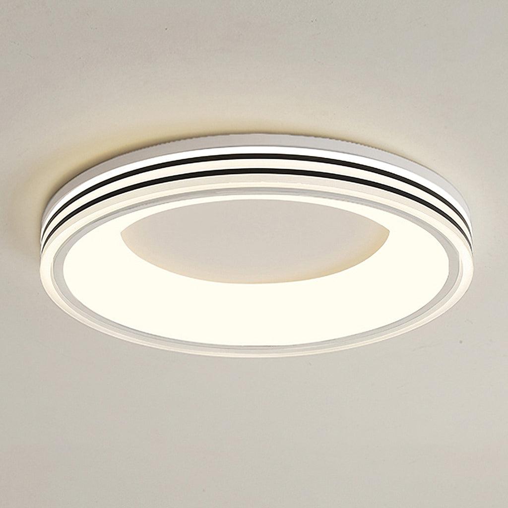 Liroxen Deckenleuchte rund eingelassen minimalistisch warm