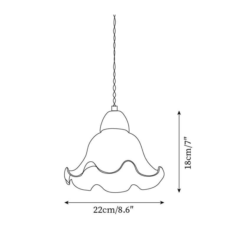 Glyna Pendelleuchte Wavy