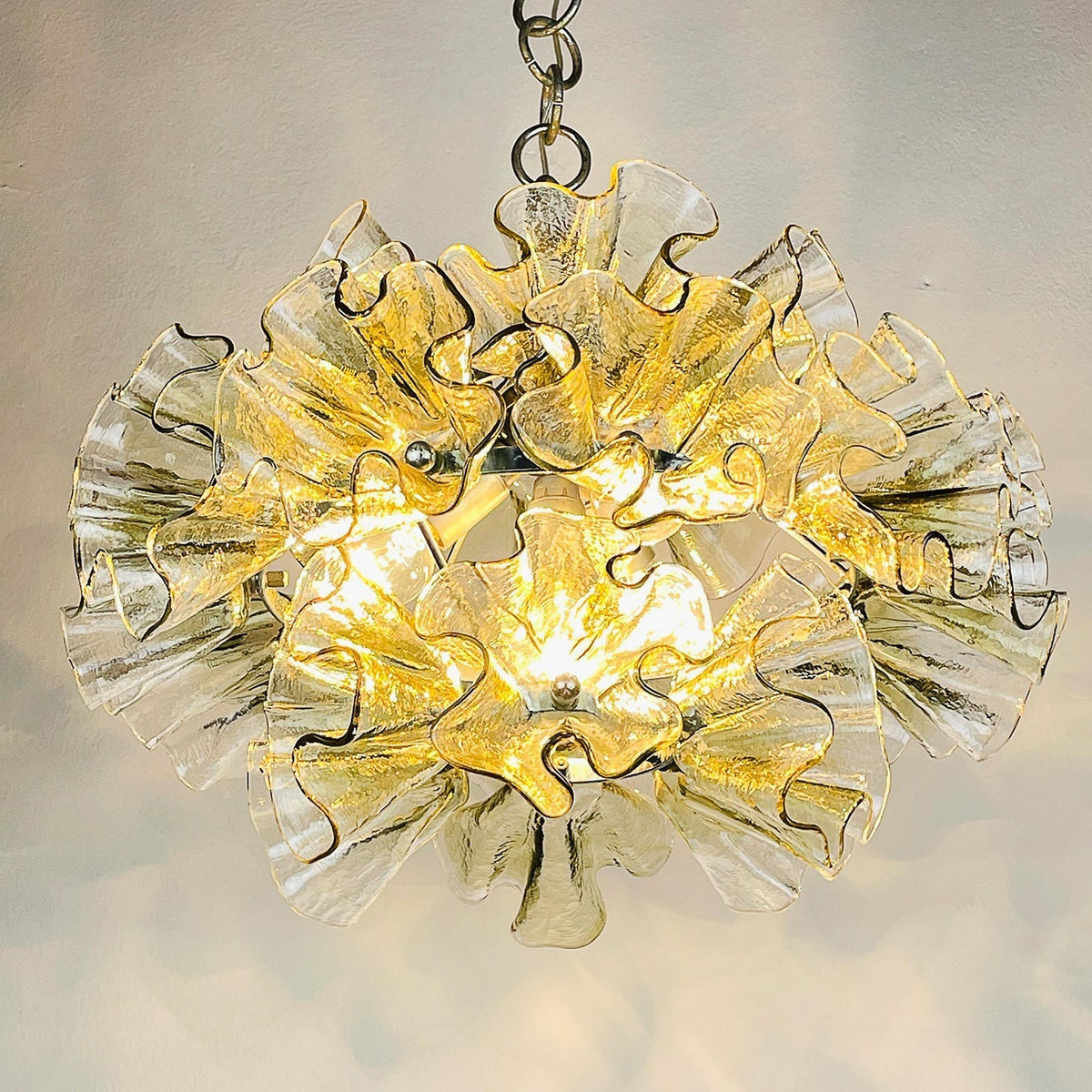 Celaira Kronleuchter Petal Glas