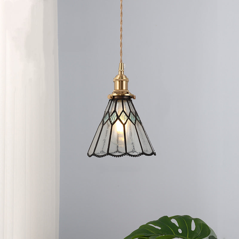 Valentina Vintage Pendelleuchte Glas Schlafzimmer/Wohnzimmer/Restaurant