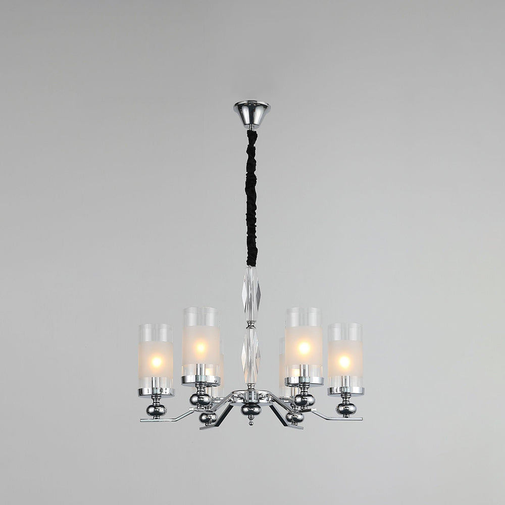Silva Retro Pendelleuchte, 1/2/6/8/10 Flammig, Metall/Glas, Esszimmer
