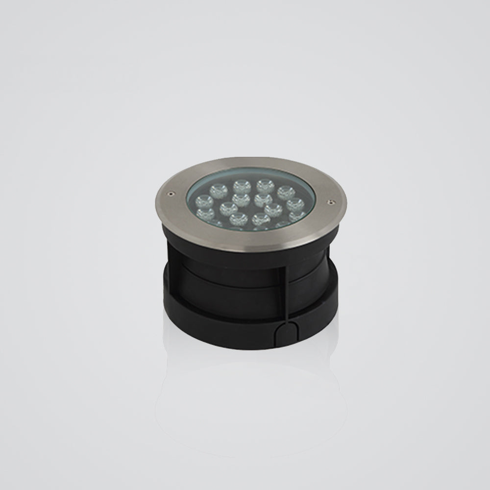 Ray Modern LED Außenleuchte Strahler unter Wasser Schwarz Metall&Glas ∅10/13/18/21CM