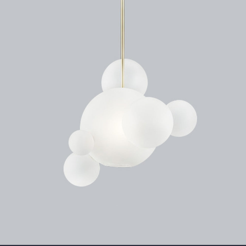 Aria Glas Glühbirne Pendelleuchte Mattes Glas