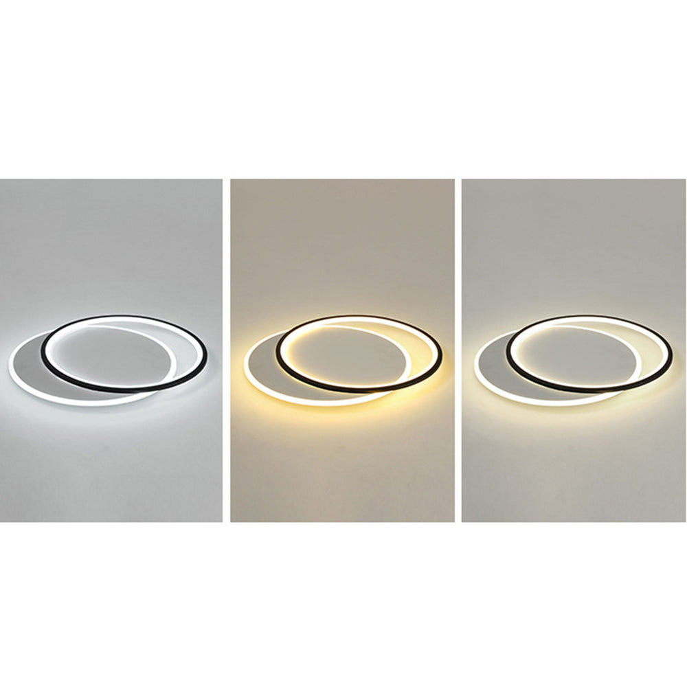 Arisha Modern LED Deckenleuchte Weiß Wohn/Schlafzimmer Metall&Acryl