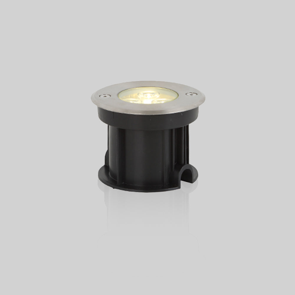 Ray Modern LED Außenleuchte Strahler unter Wasser Schwarz Metall&Glas ∅10/13/18/21CM