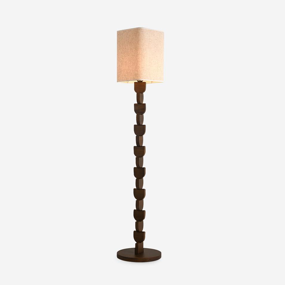 Rinoreria Holz-Stehleuchte