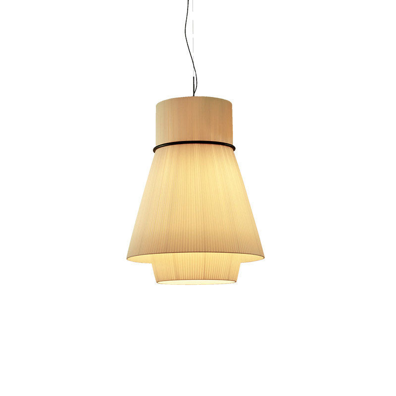 Kestford Plissierte Stoff-Pendelleuchte