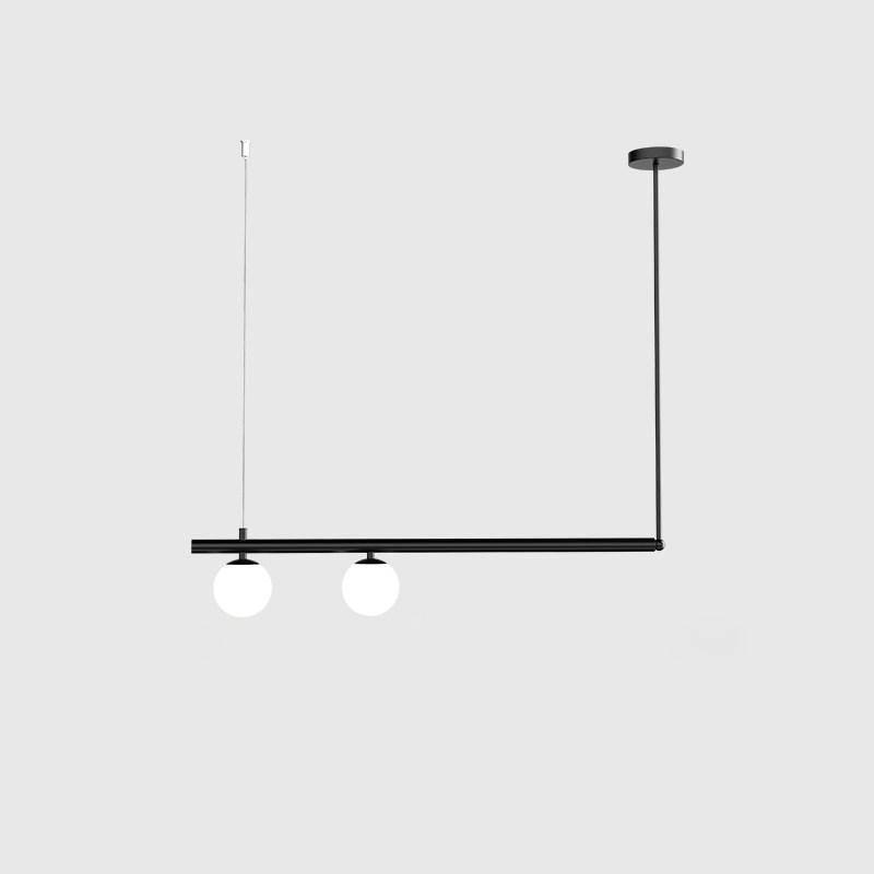 Estix Pendelleuchte Messing Linear Satellit Minimalistisch