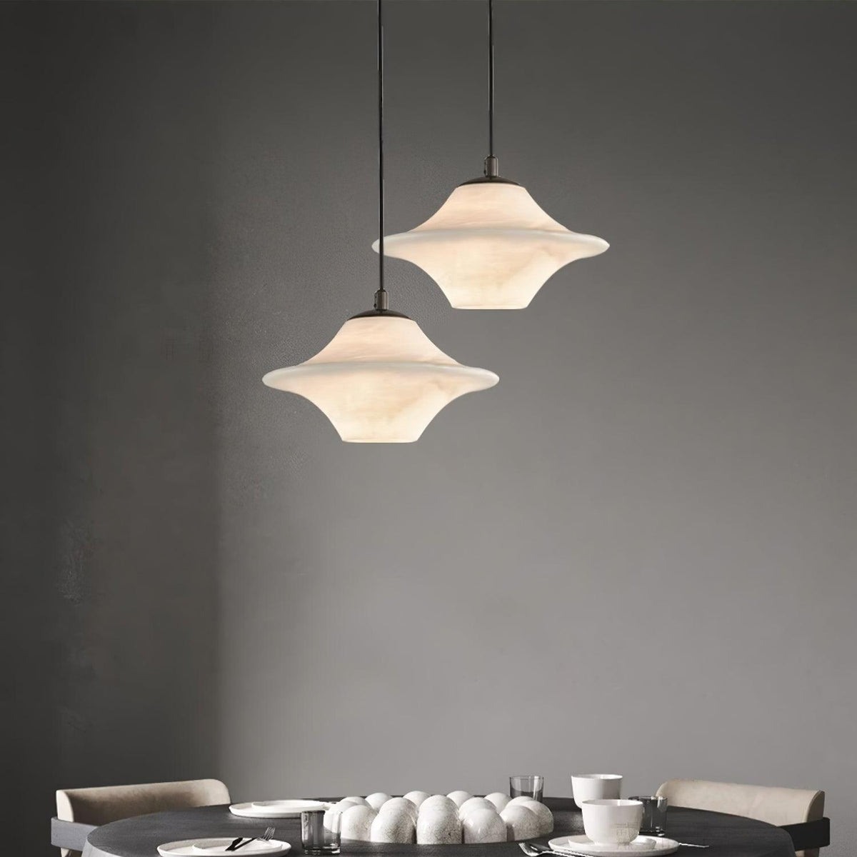 Elvina Alabaster Pendelleuchte