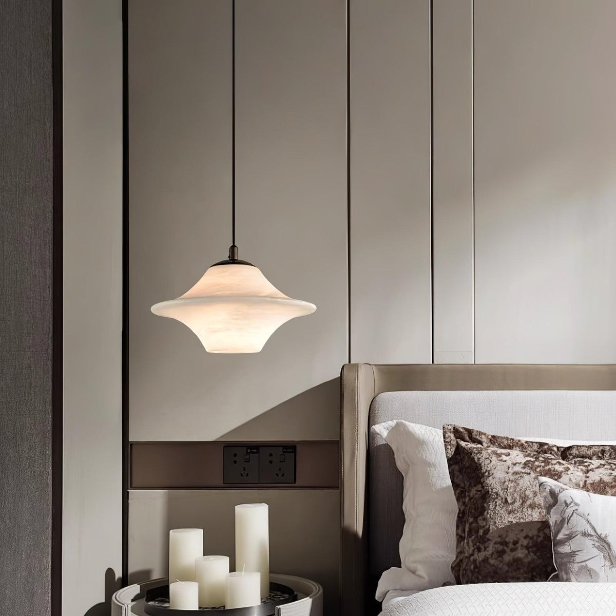Elvina Alabaster Pendelleuchte