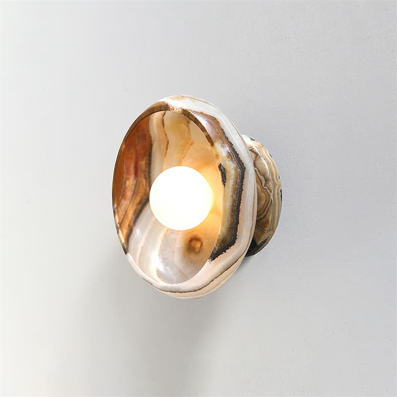 Onvix Natural Onyx Wandleuchte