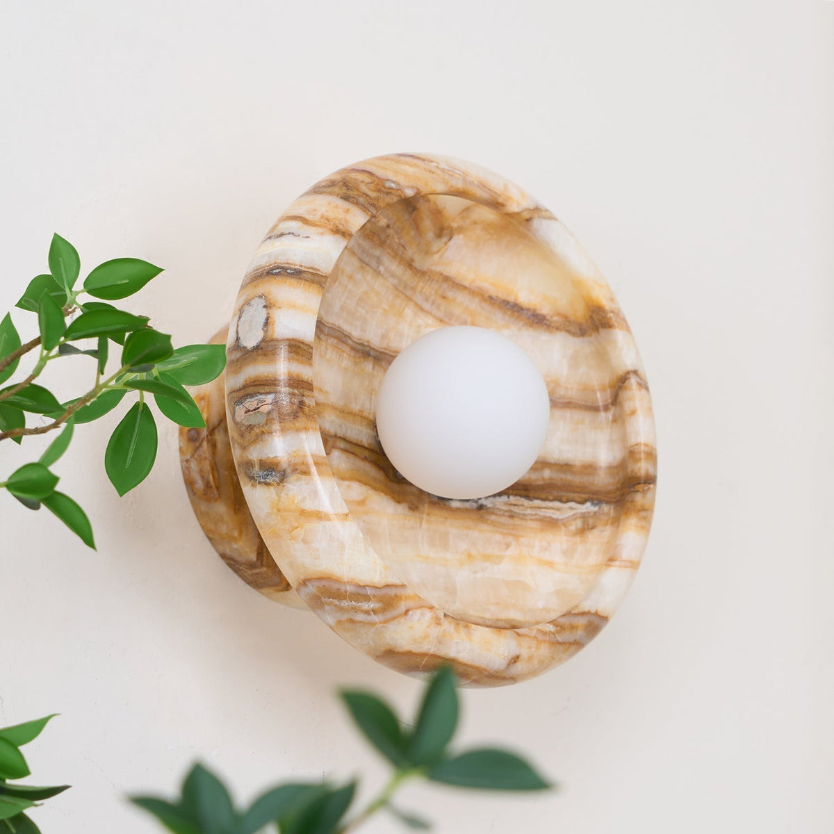Onvix Natural Onyx Wandleuchte