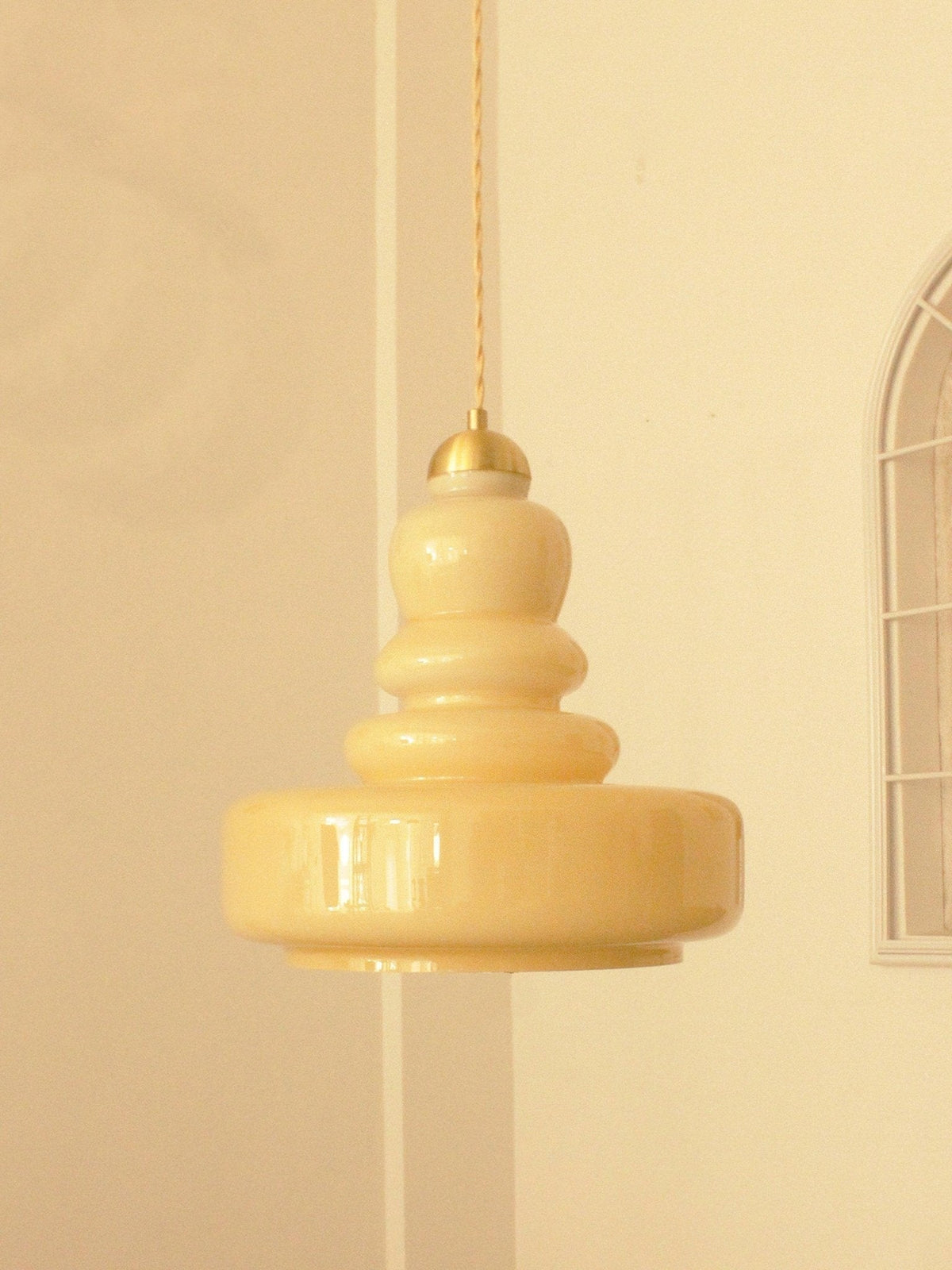 Eiraenne Pendelleuchte Schoolhouse Glas-Schichten Vintage für Esszimmer Schlafzimmer | Cielum