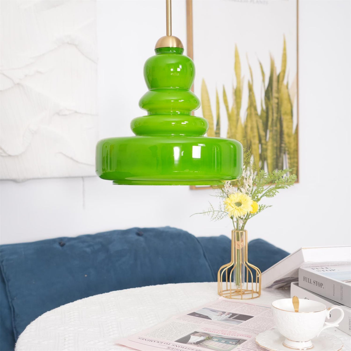 Eiraenne Pendelleuchte Schoolhouse Glas-Schichten Vintage für Esszimmer Schlafzimmer | Cielum