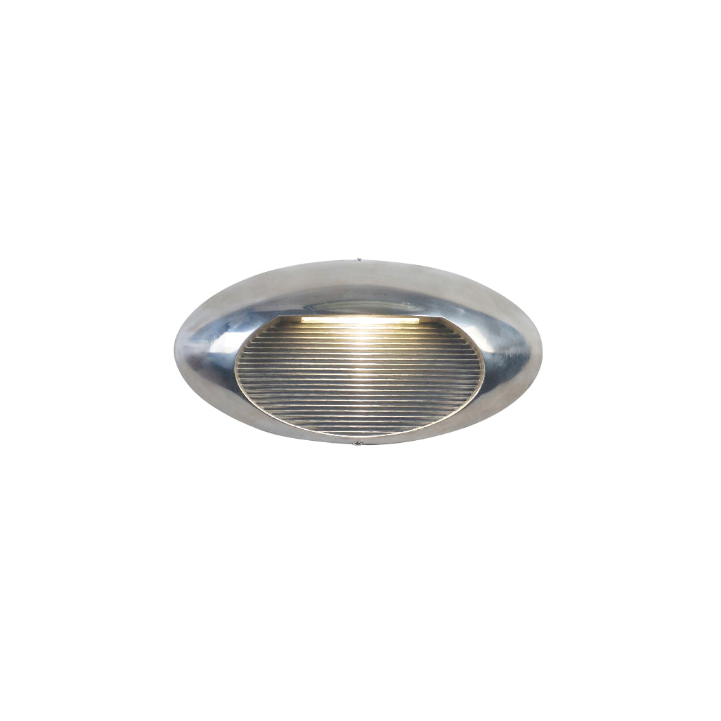 Celivora Wandleuchte aus Glas, oval, minimalistisch für den Außenbereich | Cielum