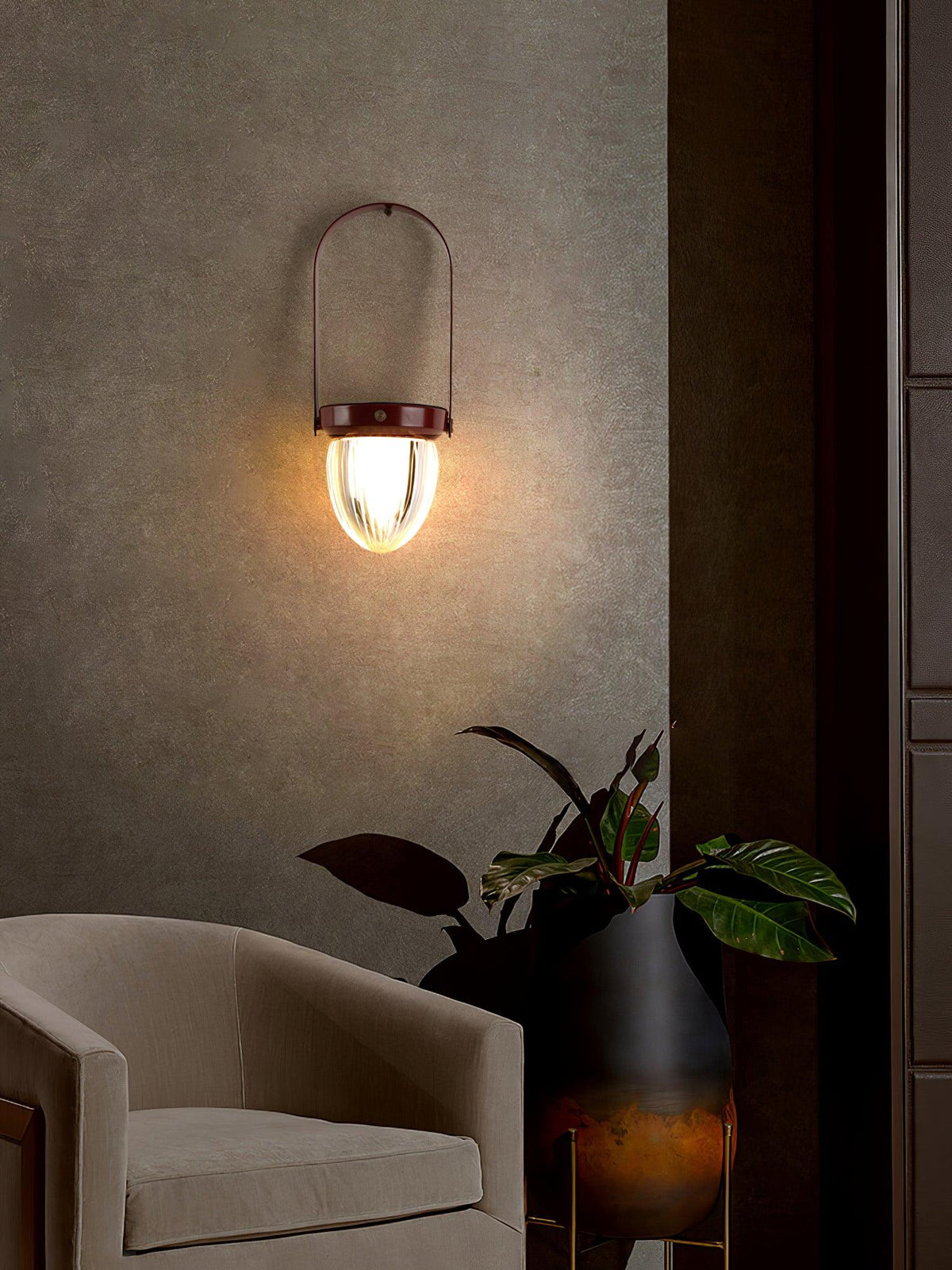Glow zeitgenössische Eisen-Tischlampe