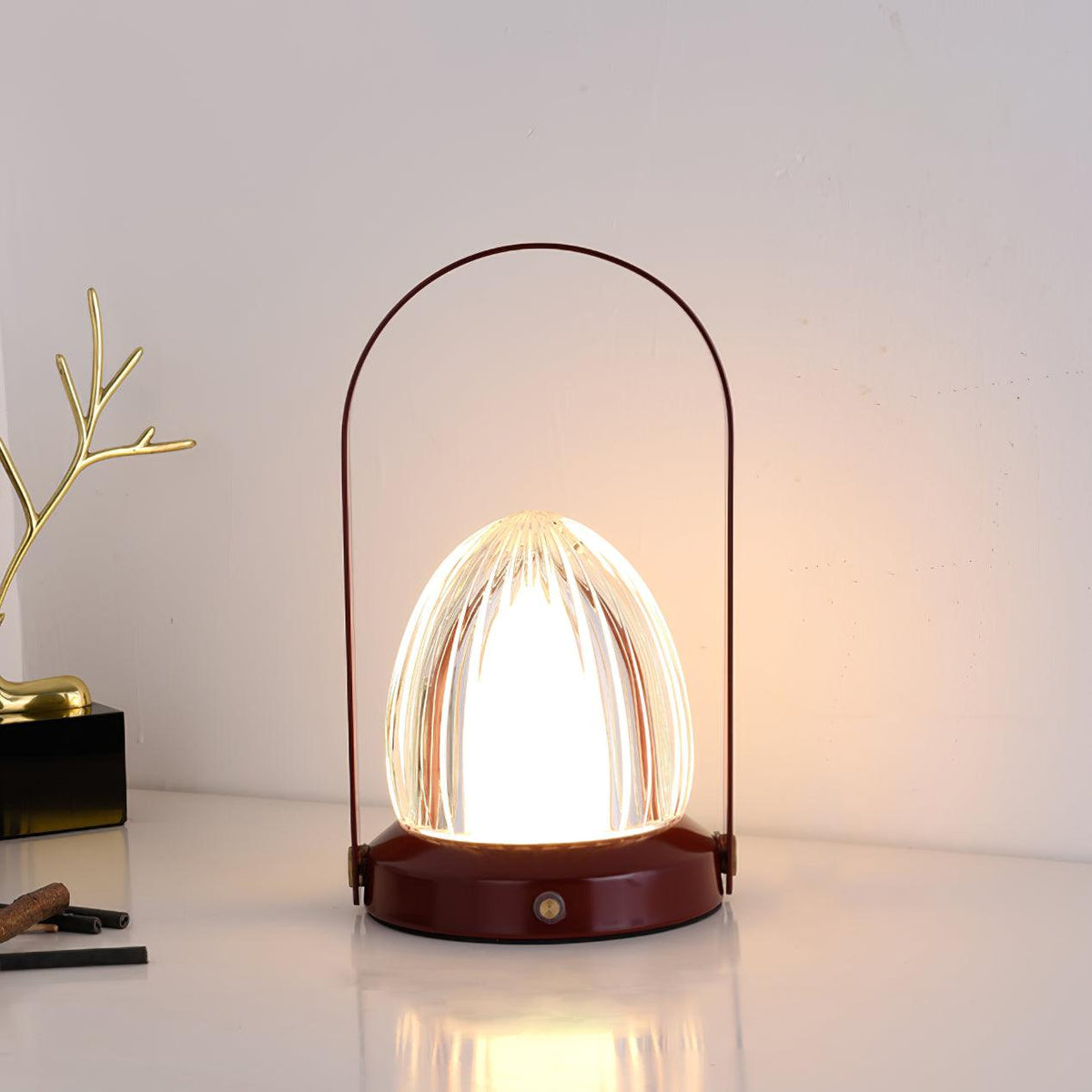 Glow zeitgenössische Eisen-Tischlampe