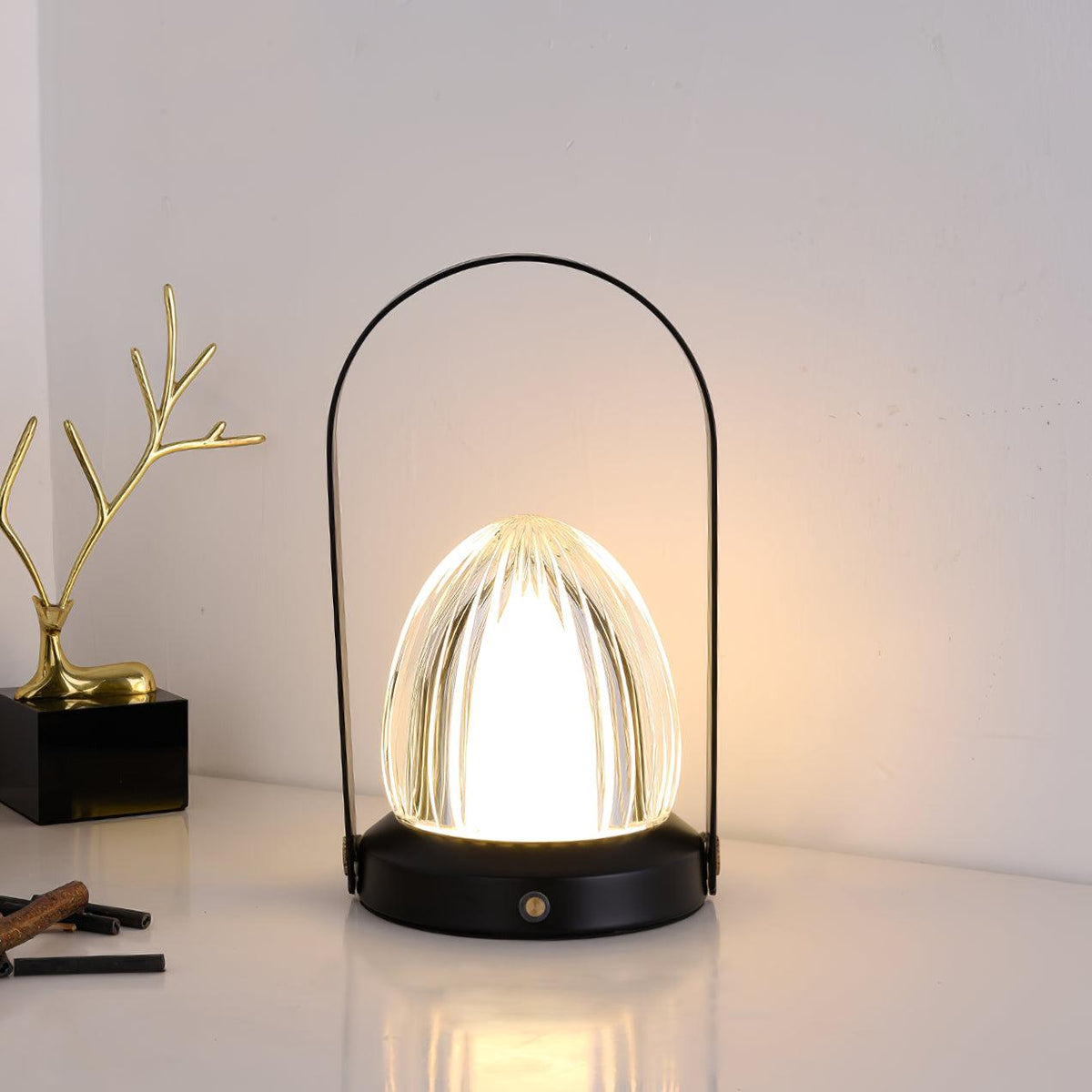 Glow zeitgenössische Eisen-Tischlampe