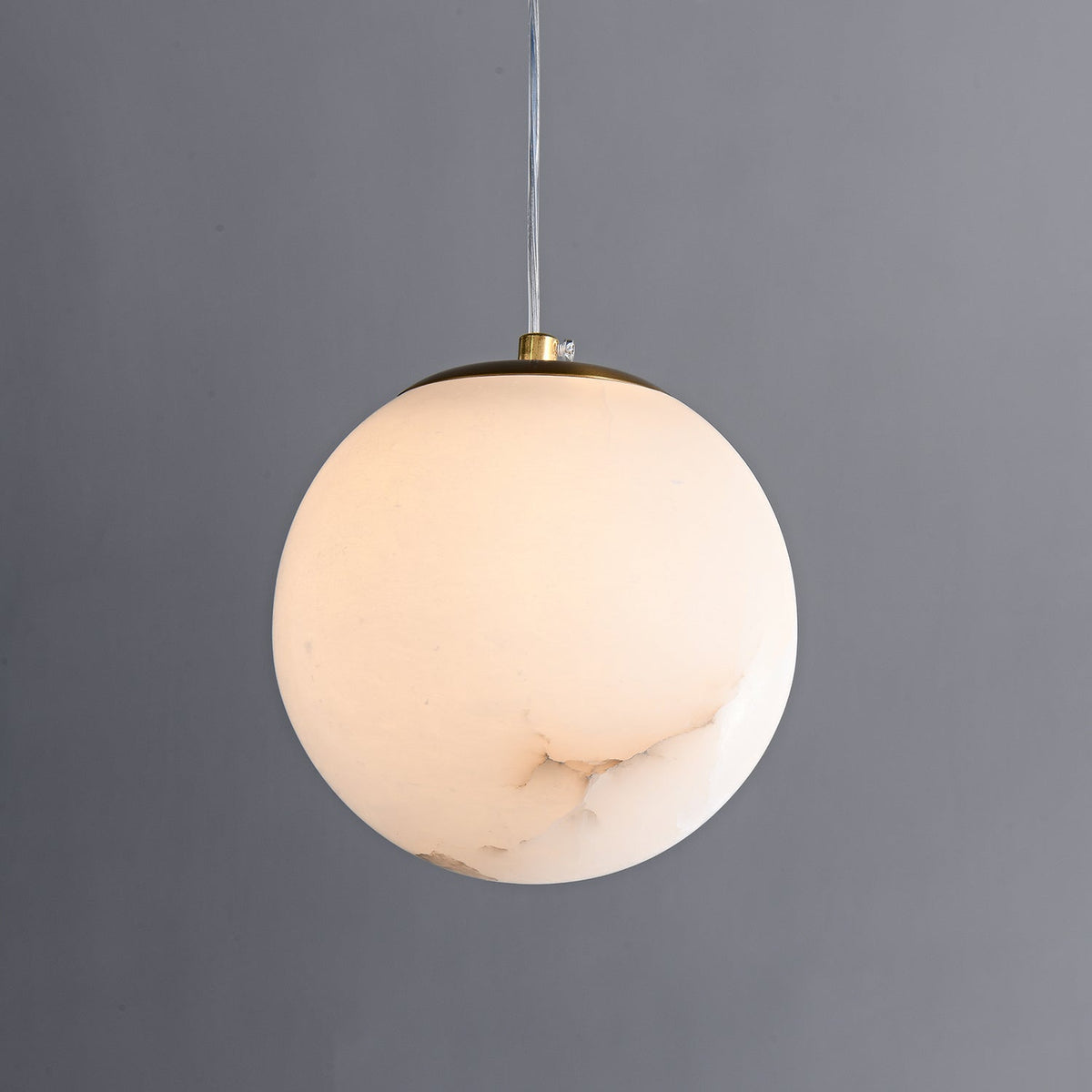 Norik Minimalistische Pendelleuchte aus Alabaster