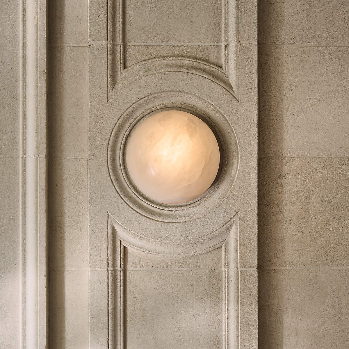 Elthen Minimalistische Alabaster-Deckenleuchte