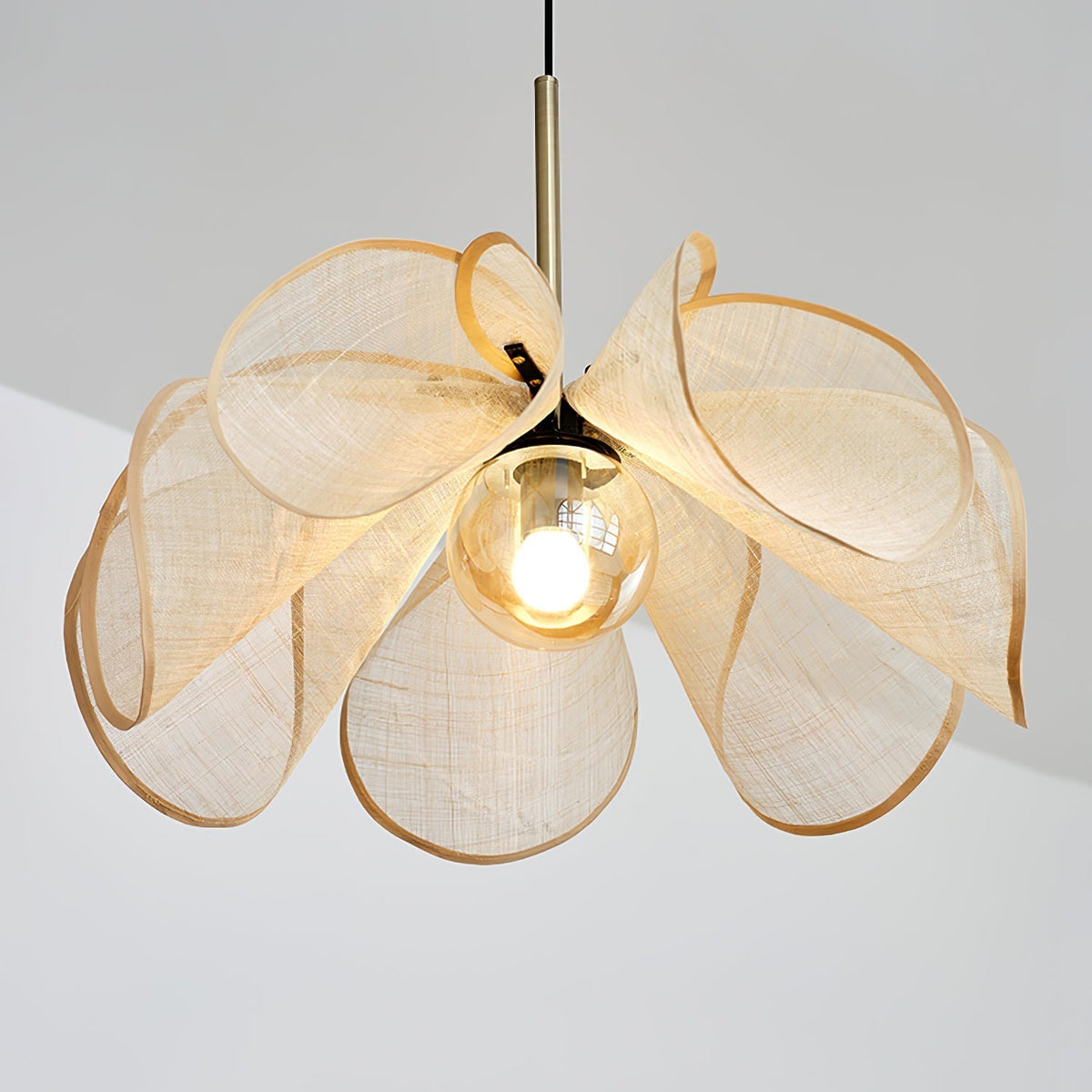 Dolien Pendelleuchte aus Abaca-Faser