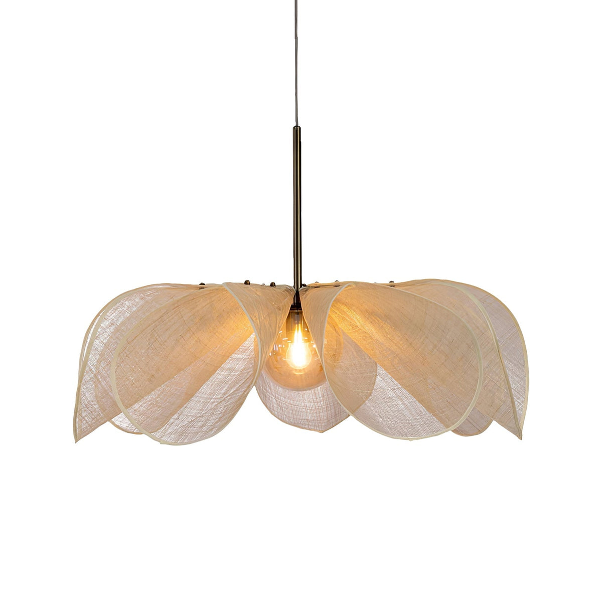 Dolien Pendelleuchte aus Abaca-Faser