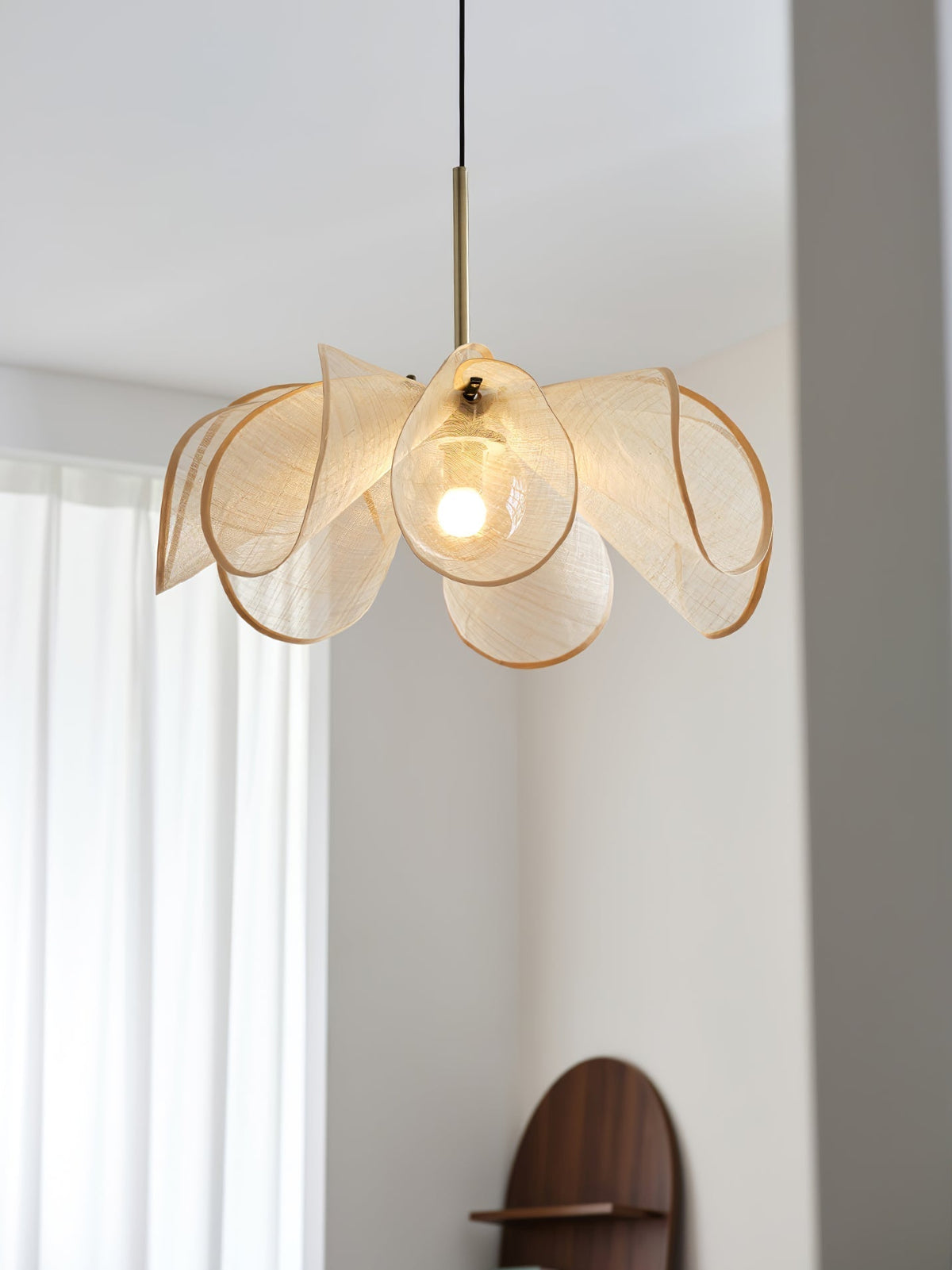Dolien Pendelleuchte aus Abaca-Faser