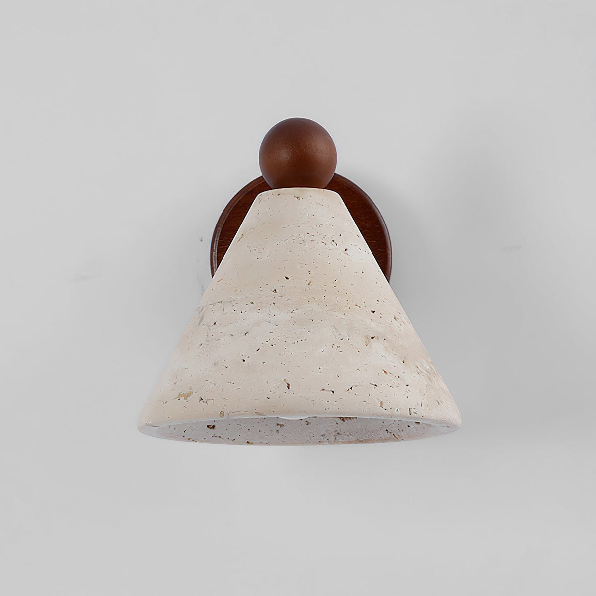 Basil Travertine Wandleuchte