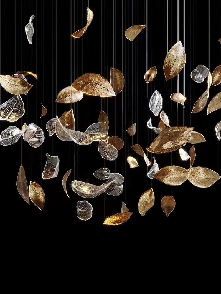 Darien Iridescent Leaf Pendelleuchte