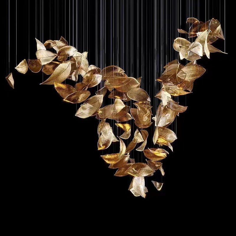 Darien Iridescent Leaf Pendelleuchte