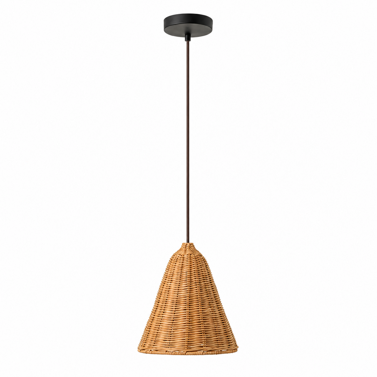 Marleigh Pendelleuchte aus geflochtenem Rattan