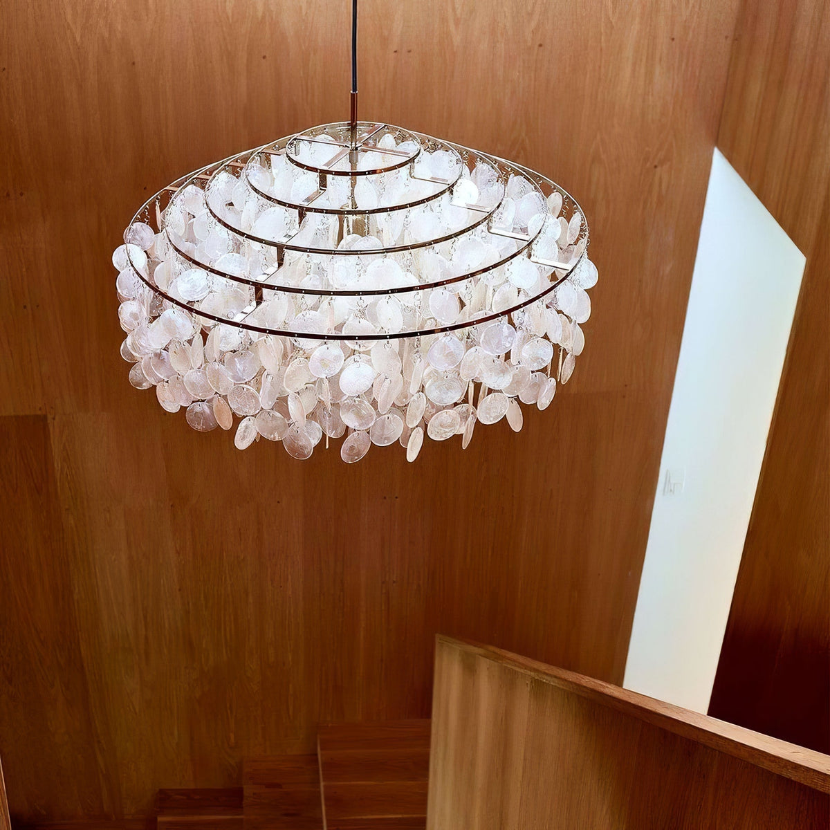 Rivena Pendelleuchte Rund Schalenring