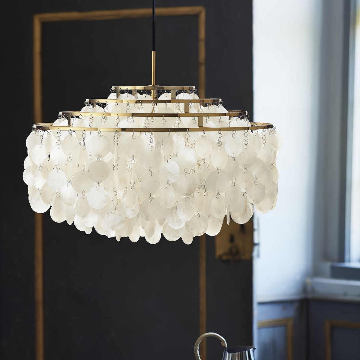 Rivena Pendelleuchte Rund Schalenring