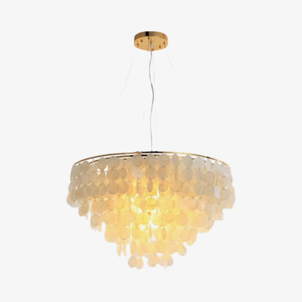 Esileth Kronleuchter im postmodernen Luxus-Stil mit Schalen-Windglocken
