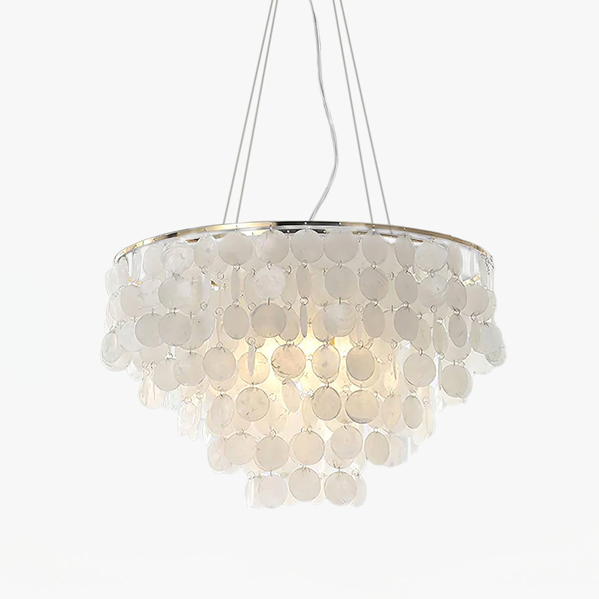 Esileth Kronleuchter im postmodernen Luxus-Stil mit Schalen-Windglocken