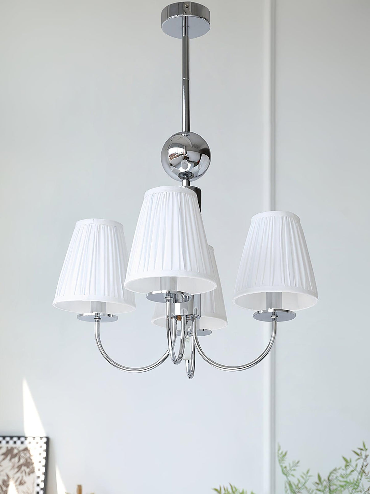 Glimmer Simplicity Kronleuchter Chrom