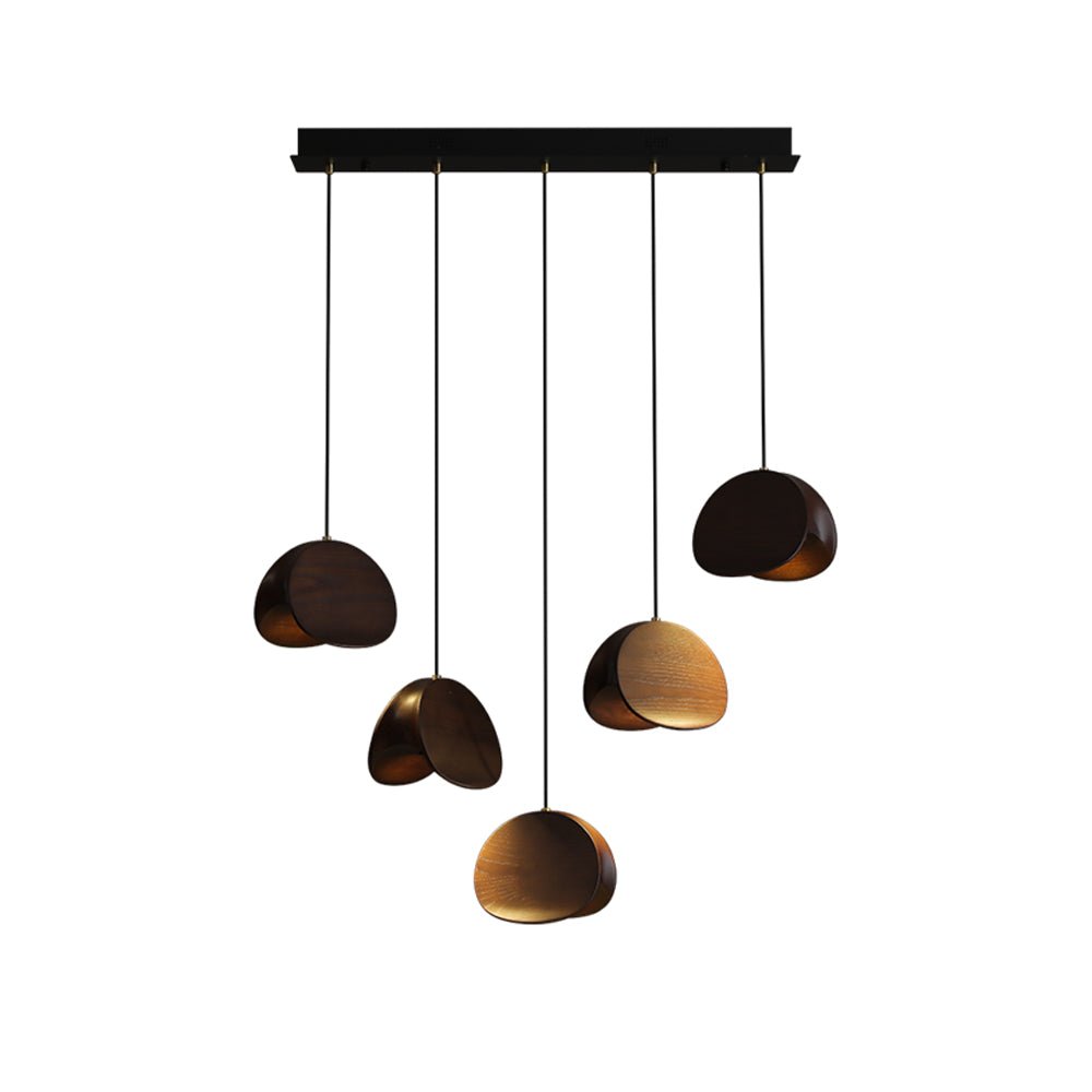 Elmiren Cluster Holz Pendelleuchte