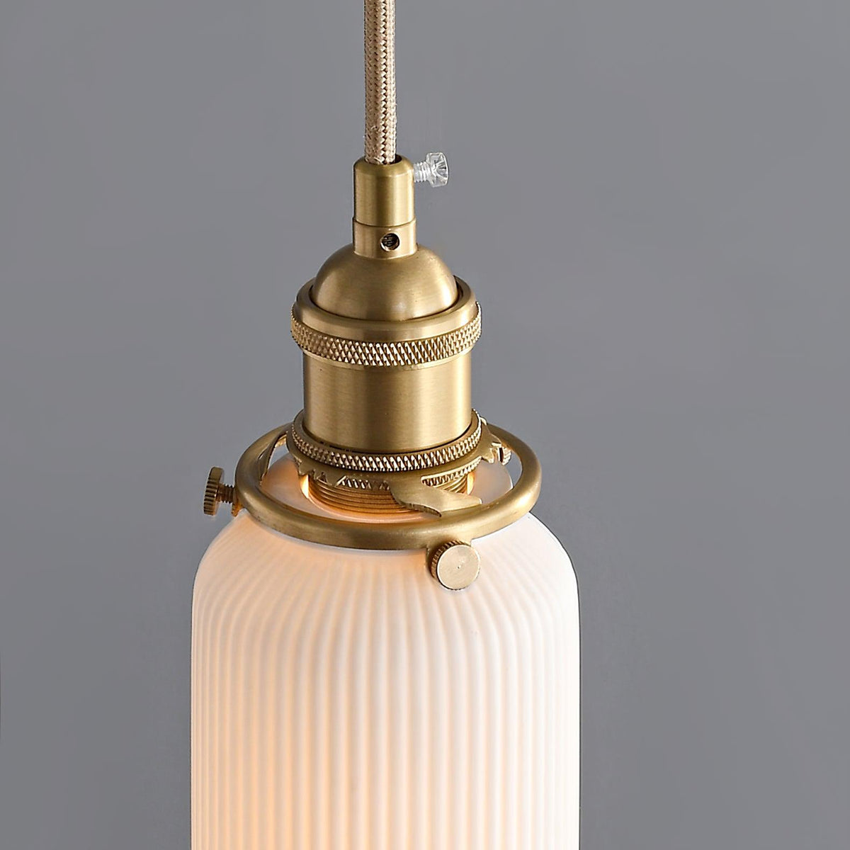 Eliaora Vintage Keramik-Pendelleuchte