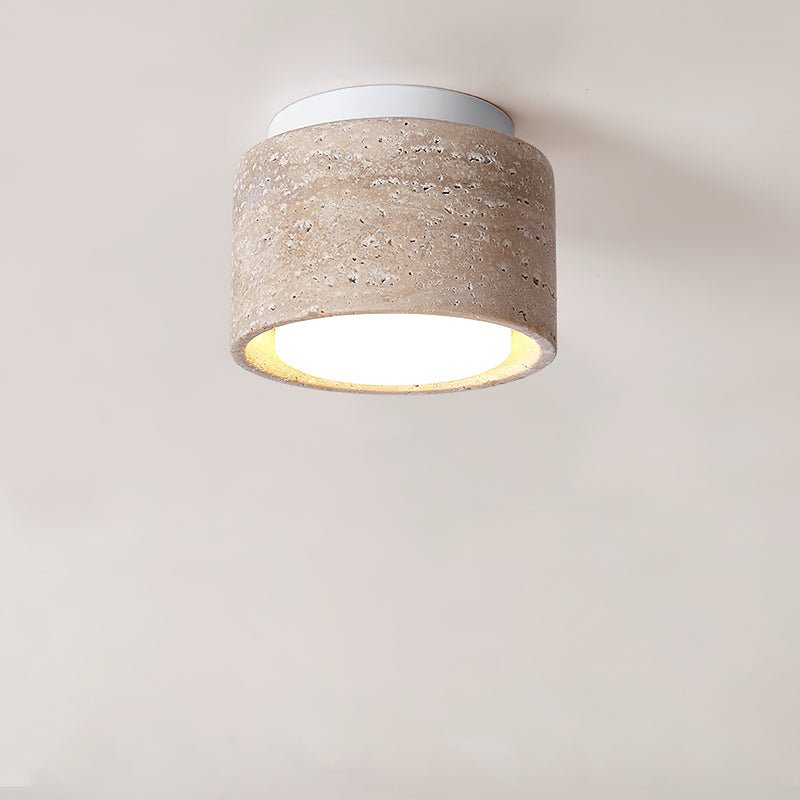 Virinira Quad-Spot Travertine Deckenleuchte