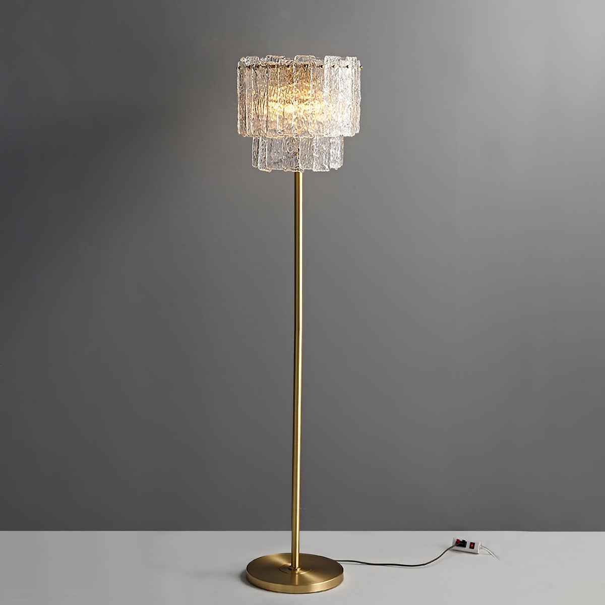 Velaette luxuriöse Stehleuchte aus Glas