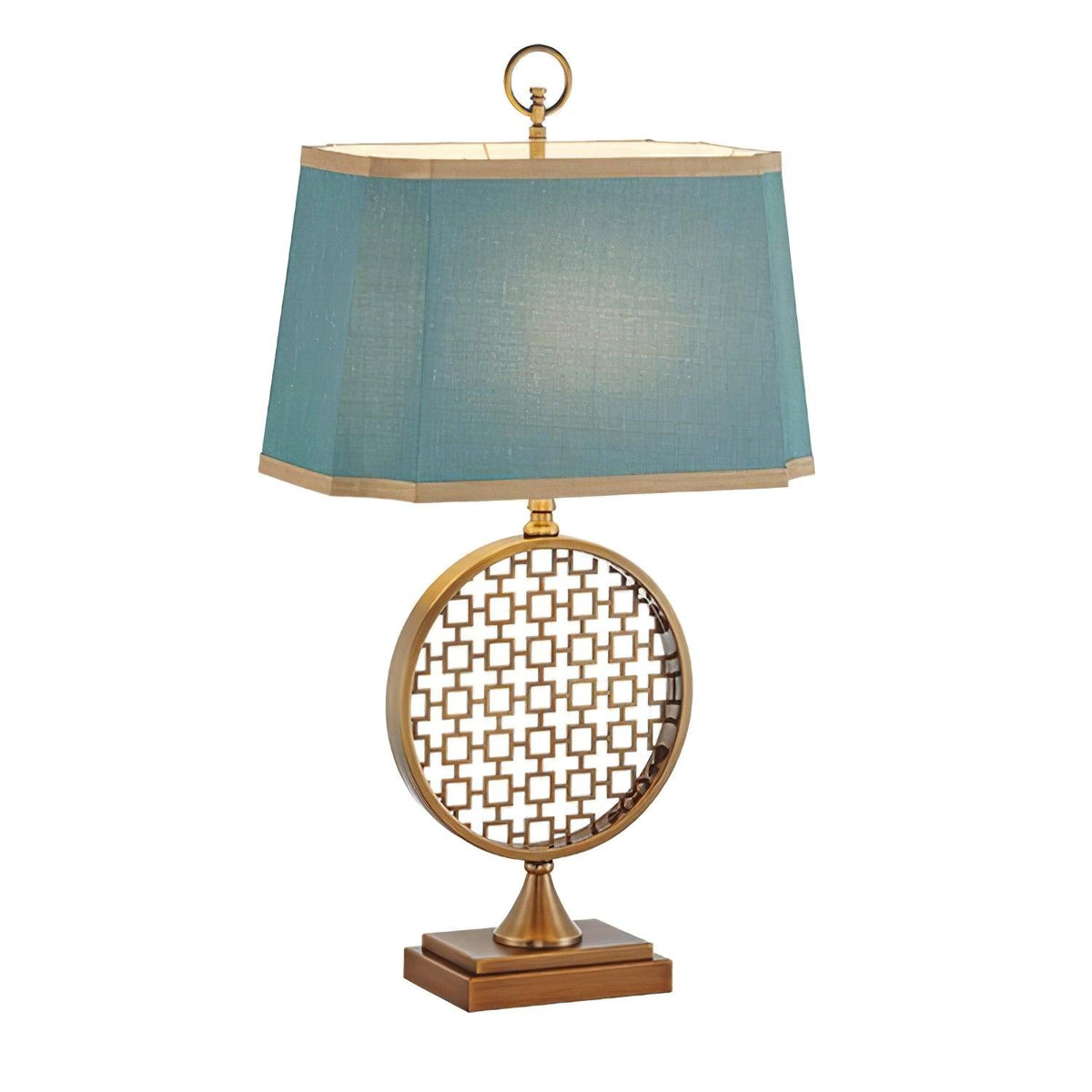 Lineine Stoff Glam Tischleuchte