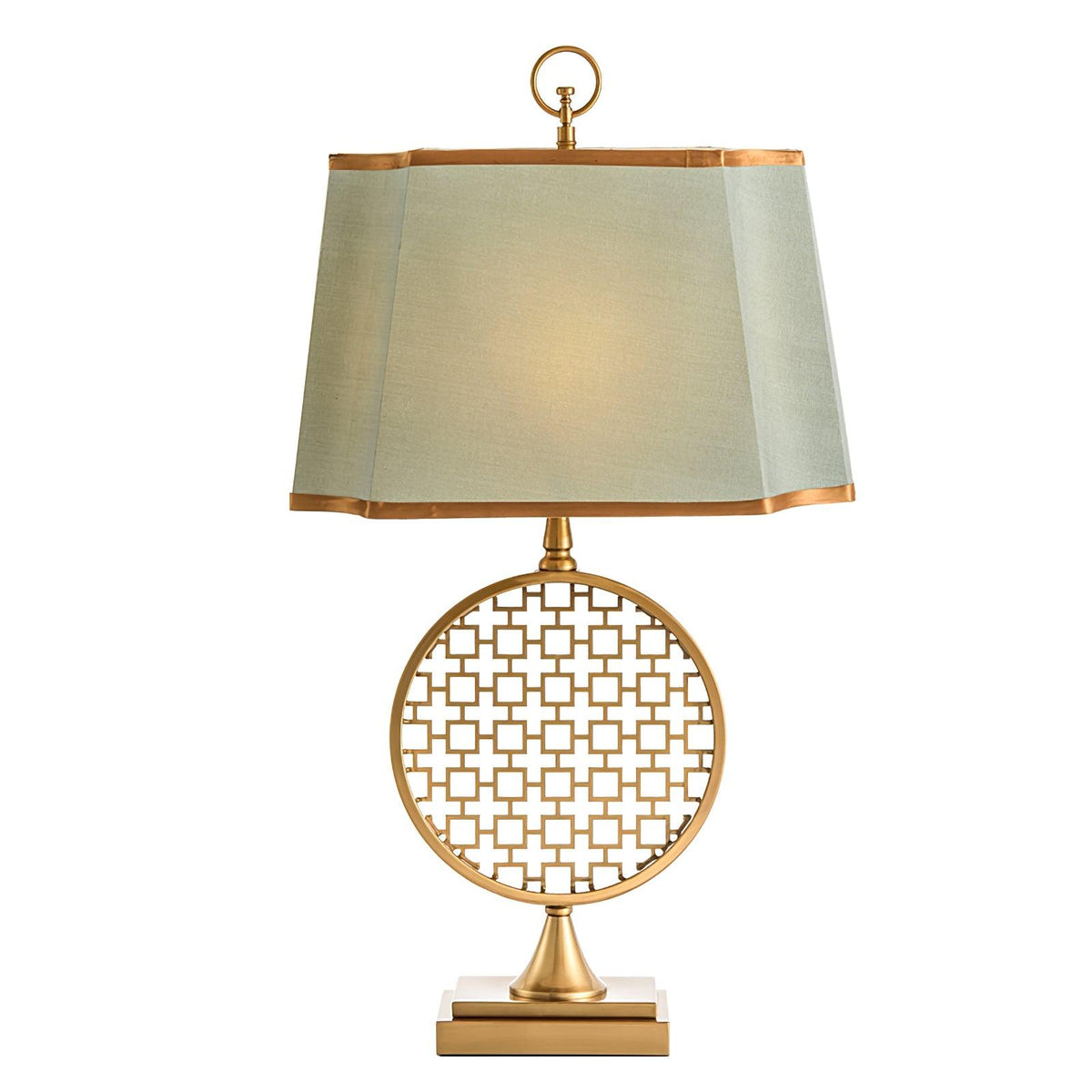 Lineine Stoff Glam Tischleuchte