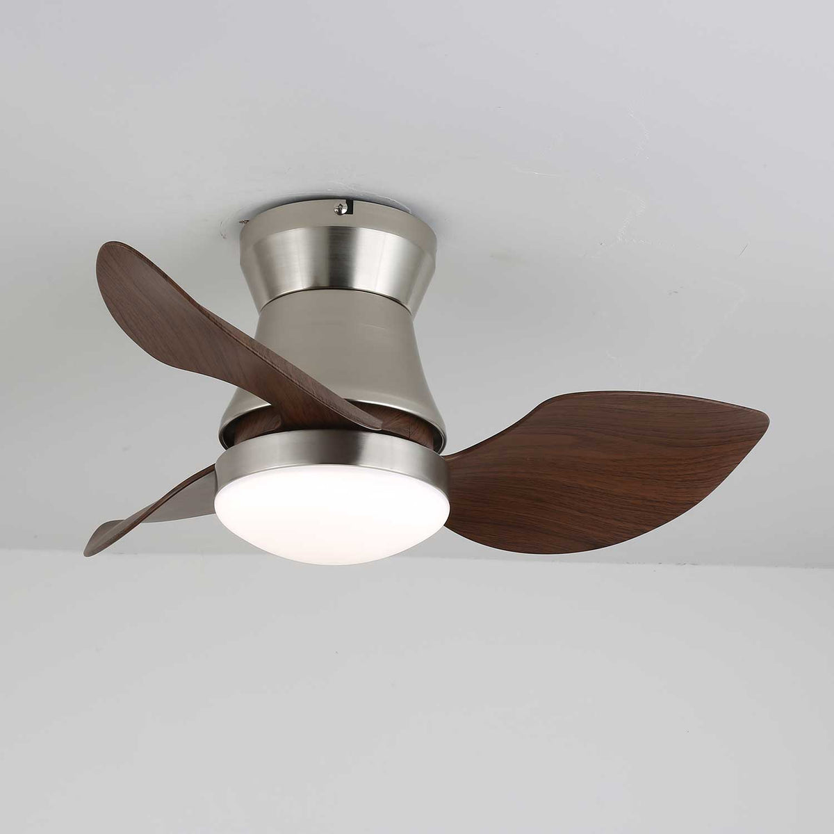 Airlume zeitgenössische Deckenventilator mit Beleuchtung aus Holz