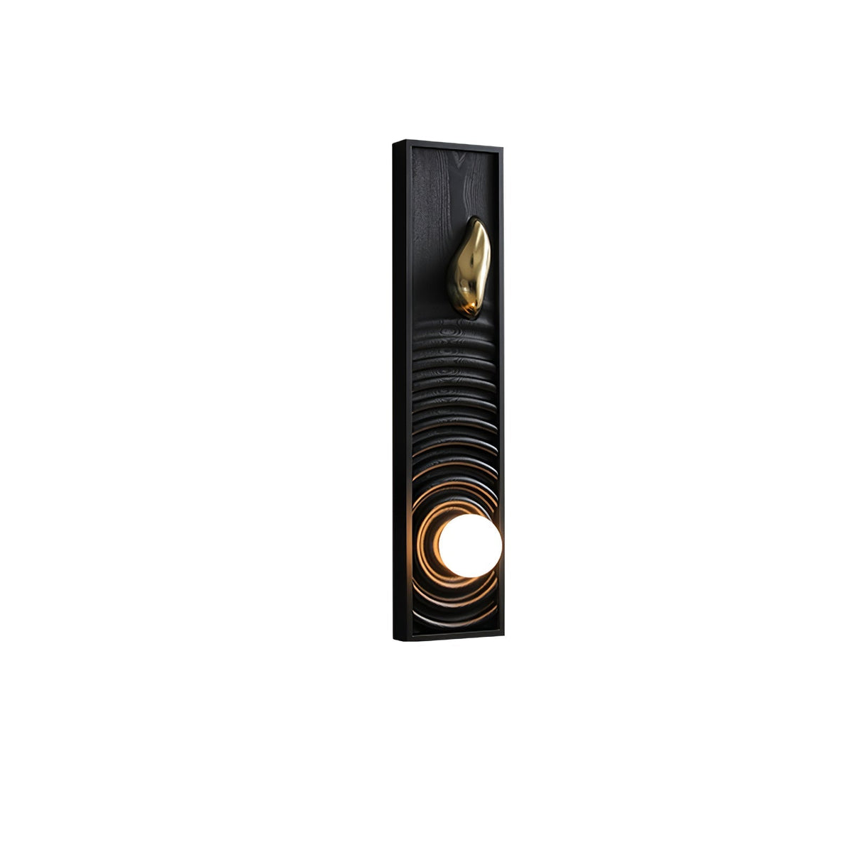 Caleb Vintage Holz-Wandleuchte